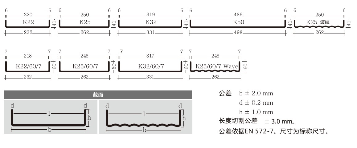 U型玻璃尺寸,U型玻璃规格