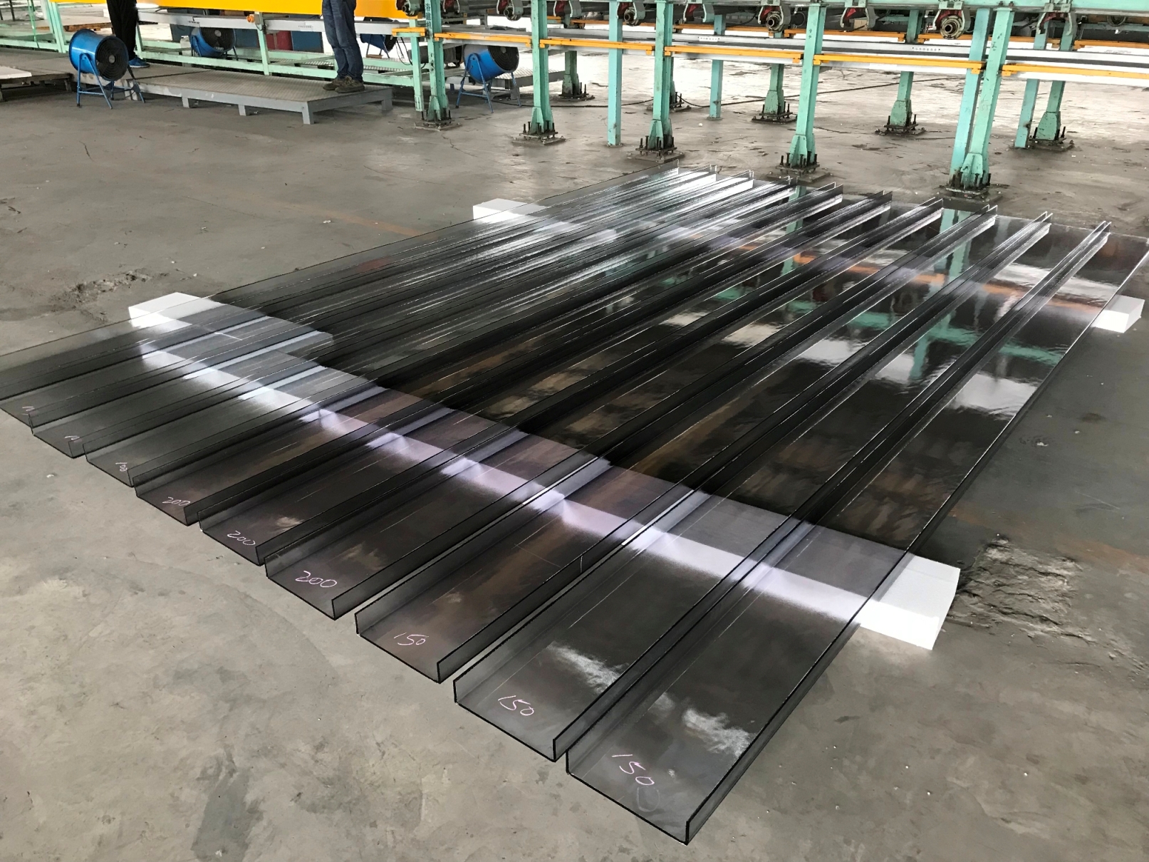 channel glass product samples