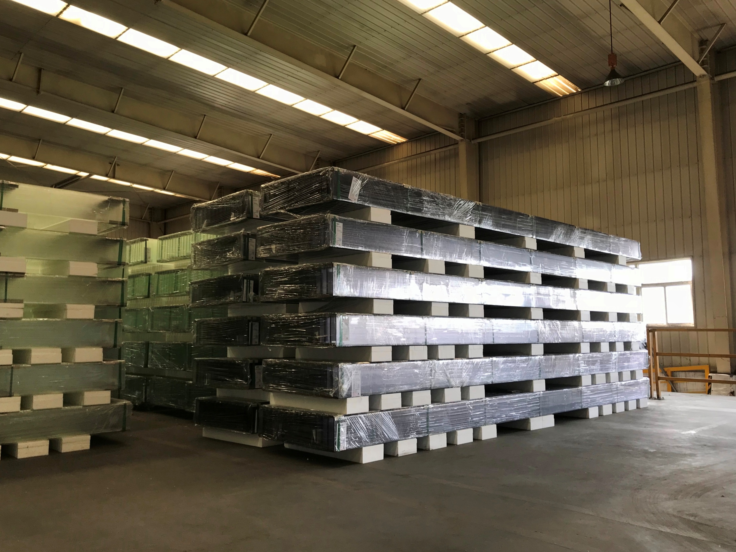 channel glass warehouse stock