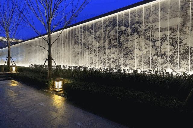 U型玻璃水墨画,U玻山水画