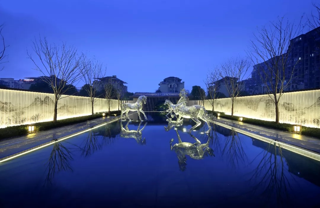 U型玻璃水墨画,U玻山水画